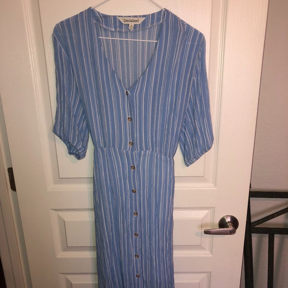 Blue Midi Dress
